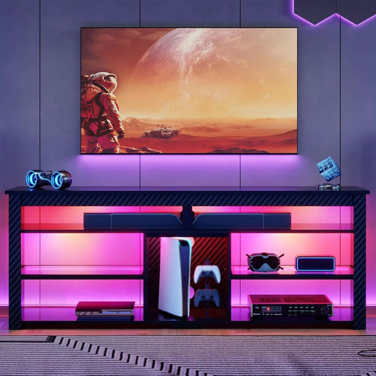 70 Inch Entertainment Center With RGB Illumination