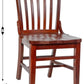 Hercules Mahogany Schoolhouse Dining Chair For Restaurants