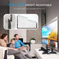 Tabletop TV Stand Black Height Adjustable Universal