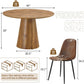 Luxurious Round Space Saving Dining Table Set For Four