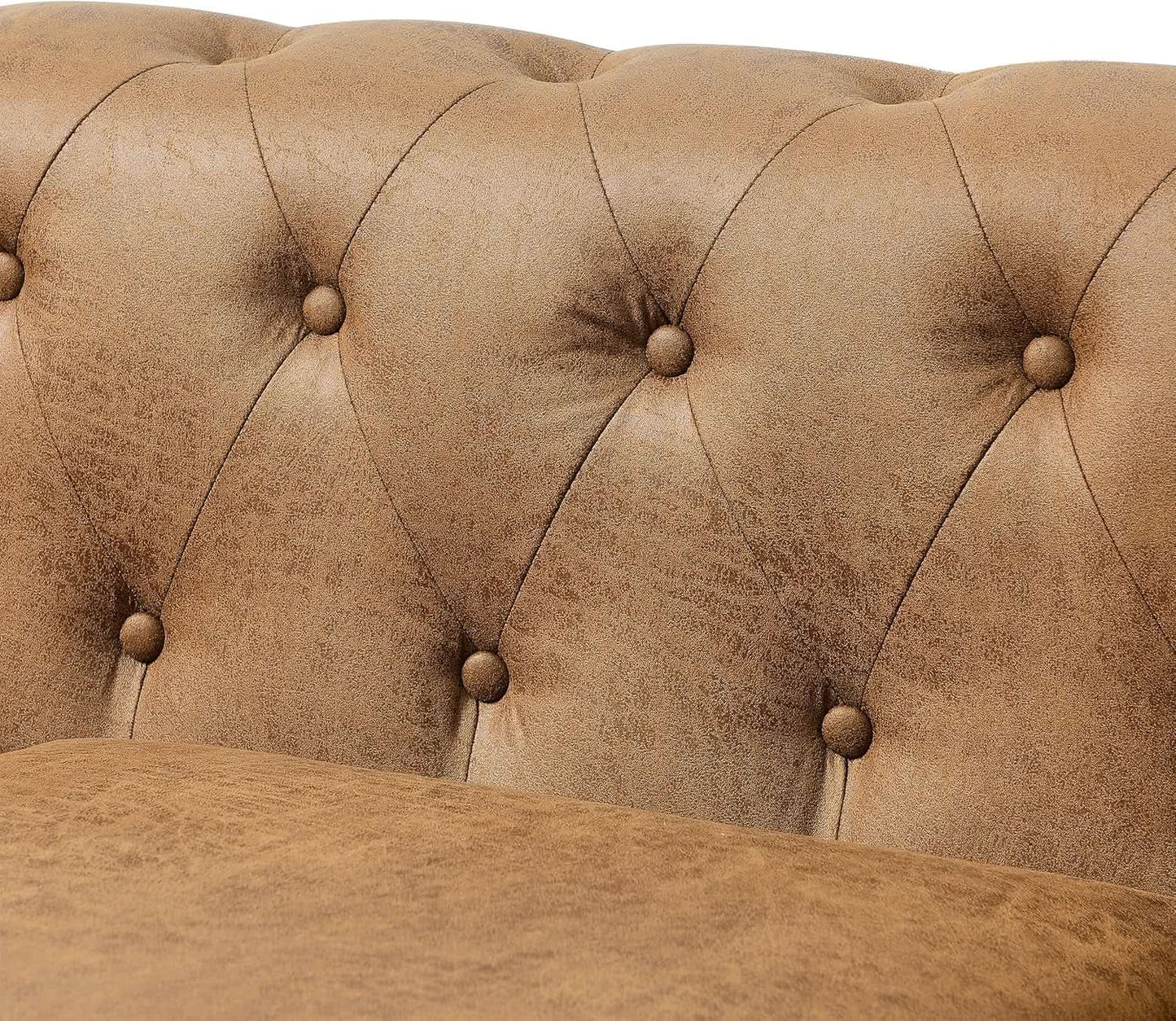 Two Piece Air Leather Sofa Set For Living Room Home Decor-4