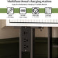 Premium White Vanity Desk With Illuminating Mirror
