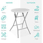 Bar Height Folding Table Indoor Outdoor Patio Table