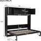 Full Size Murphy Bed With Industrial Grade Cabinetry