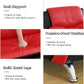 Two Tone Black And Red Leather Sofa Set For Living Room