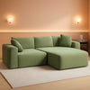Green 106Inch Modular Sectional Sofa Luxurious Living