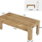 63 Inch Light Brown Interconnected Workstation Desk