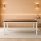 Spacious Rectangular 79 Inches Wooden Dining Table
