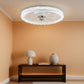 20Inch Flush Mount Ceiling Fan With Dimmable Lights