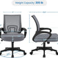 2 Pack Ergonomic Mesh Office Chairs With 360 Degree Rolling Casters Dark Gray For Home Office-2