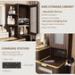 48 Inch Vanity Desk With Mirror Led Lights And Charging Station-3
