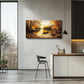 Gold Autumn Landscape Canvas Decor Wall Art 29x57 Inches