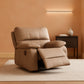 Taupe Microfiber Reclining Sofa Set for Living Room