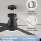 42Inch Smart Ceiling Fan With Integrated LED Lights