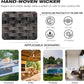 Comfortable Outdoor Wicker Chair Set with Cushions