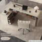 Premium L Shaped Executive Desk 72In Multifunctional-2