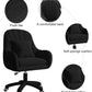 Velvet Home Office Chair Height Adjustable For Desk Use