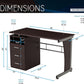48 Inch Computer Desk with Drawers for Home Office