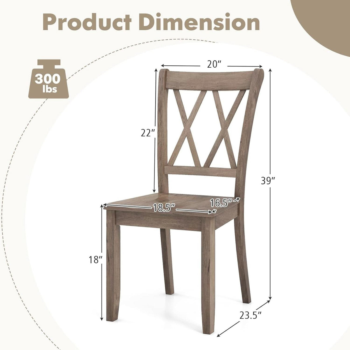 Brown Ergonomic Midcentury Dining Chairs Collection
