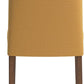 Lyncott Upholstered Dining Chair Yellow And Brown Foam Cushion