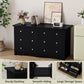 Black Premium Bedroom Dresser With Storage Drawers-2