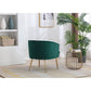 Green Velvet Accent Chair With Gold Legs For Living Room Furniture