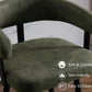 Green Leather Counter Height Bar Stools Set Of 4 With Backs 25 Inch