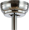 Contemporary Reversible Chrome Lighting Ceiling Fan