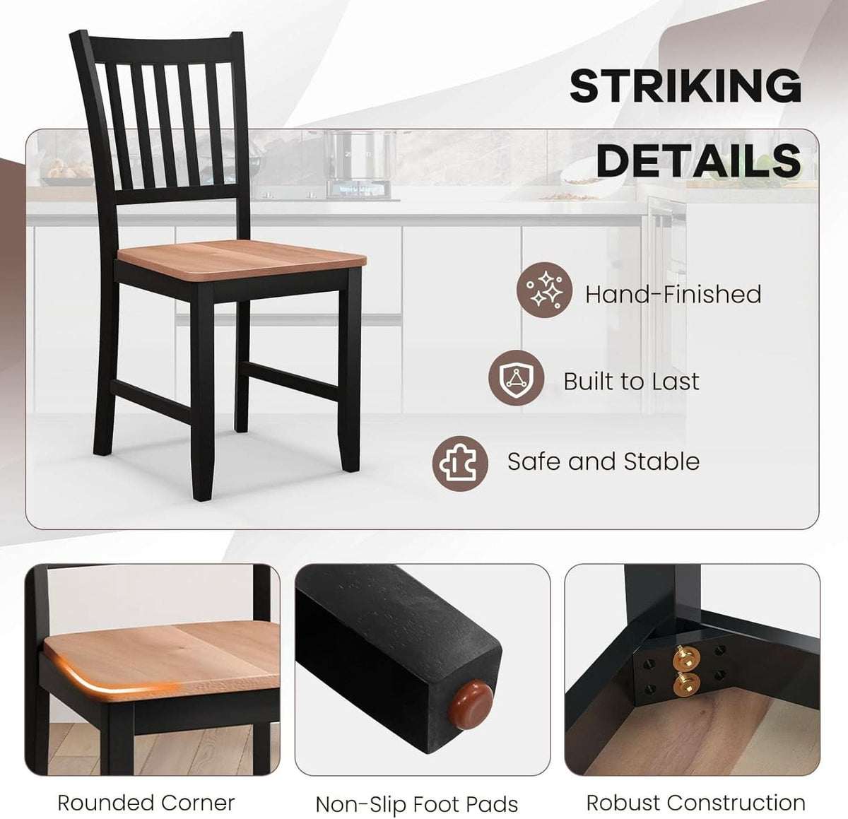 Durable Heavy Duty HighBack Ergonomic Dining Chairs
