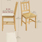 Luxurious Handcrafted Solid Wood Dining Chairs Set