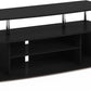 JAYA Entertainment Stand For 55 Inch TV Americano Chrome