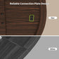 47 Inches Walnut Contemporary Pedestal Dining Table