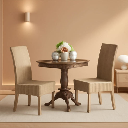 Grey Wicker Rattan 18 Inch Dining Chair For Living Room Safavieh