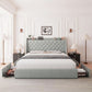 Full-Size Upholstered Bed Frame With Storage Drawers
