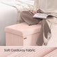 Jelly Pink Foldaway Underbed Storage Ottoman Bench