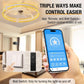 20Inch Flush Mount Ceiling Fan With Dimmable Lights