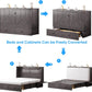 Gray Murphy Cabinet Bed Queen Multi Functional Mattress