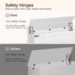 Premium White Storage Chest 47.2 Inches Contemporary