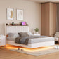 Floating King Bed Frame With LED Headboard Lighting