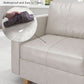 Faux Leather Modular Sectional Sleeper Sofa Storage-4