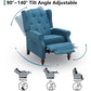 Wingback Recliner Chair With Massage And Heat Living Room