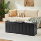 ExtraLarge 51.2 InchesHigh Storage Chest Bench Black