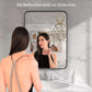 Matte Black Industrial Framed Bathroom Mirror 22x30