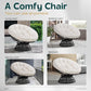 40 Inch Ergonomic Papasan Chair Cushioned Comfortably
