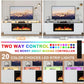 White 70 Inch Fireplace TV Stand Entertainment Center