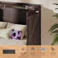 Queen Murphy Bed Cabinet With Hidden Storage Drawers
