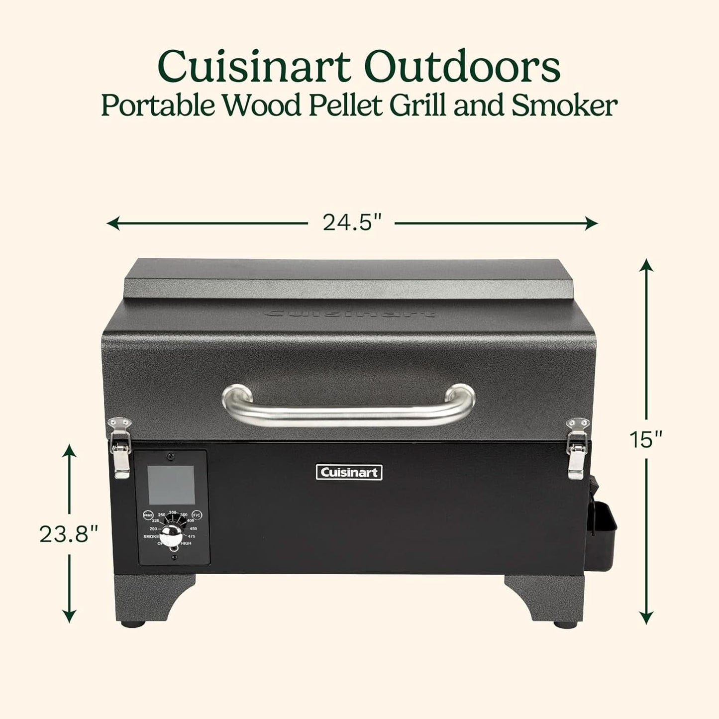 Portable Wood Pellet Grill And Smoker Outdoor Cooking