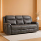 Charcoal Upholstered Reclining Sofa With Power Outlet