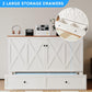 White Queen Murphy Cabinetry Bed Mattress Included