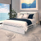Queen Murphy Bed Chest With BuiltIn USB Charger White